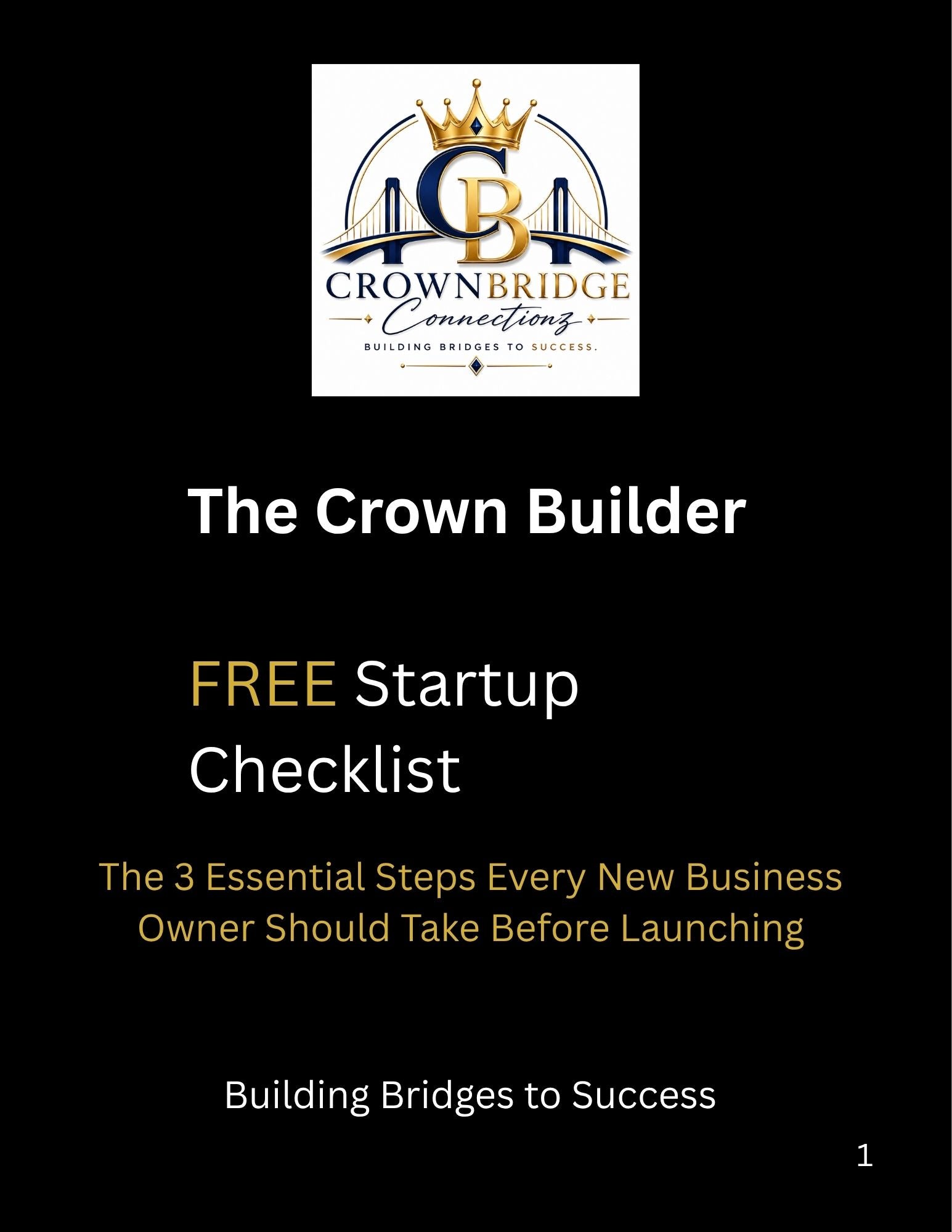 The Crown Builder Startup Checklist (FREE)