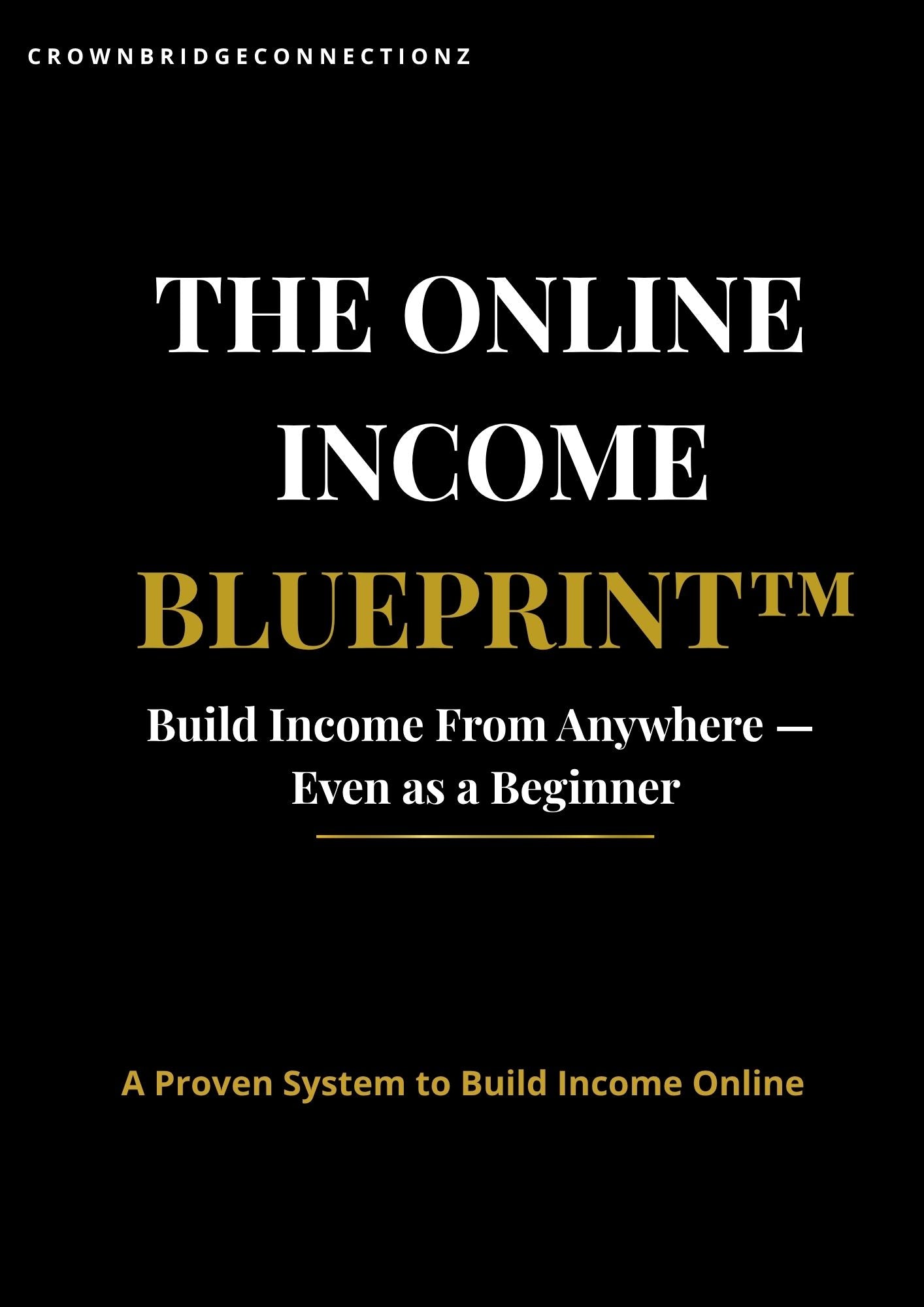 The Online Income Blueprint